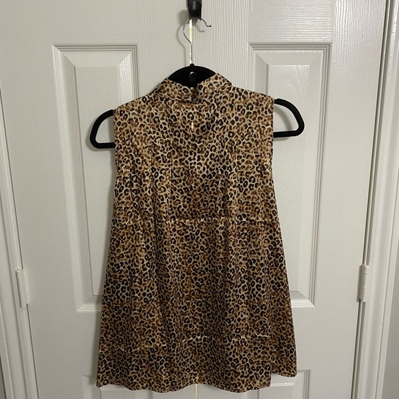 Leopard sleeveless blouse - Picture 2 of 2